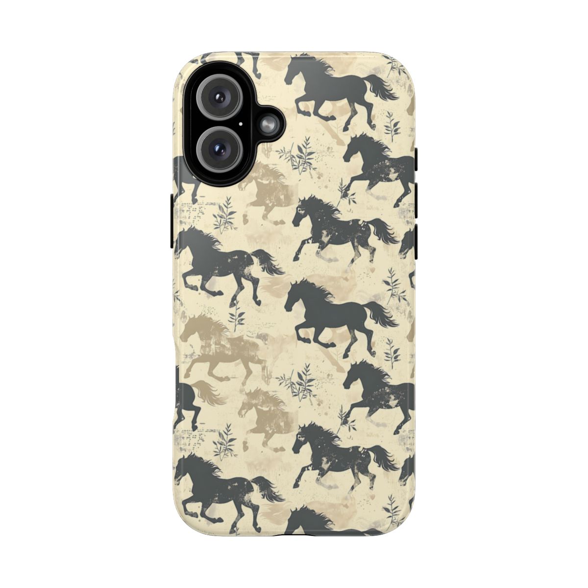 Taupe Horses Tough Case