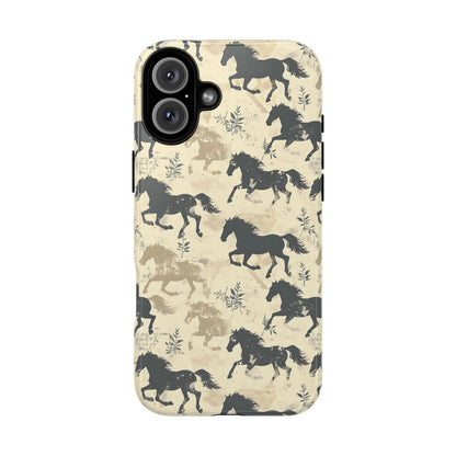 Taupe Horses Tough Case