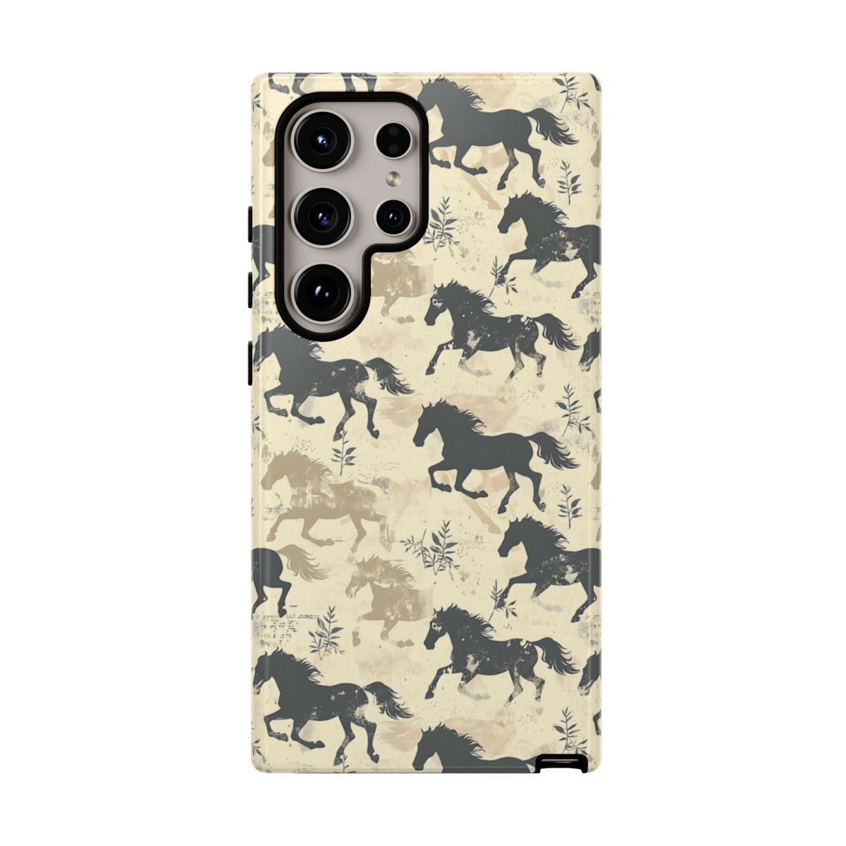 Taupe Horses Tough Case