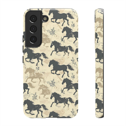 Taupe Horses Tough Case