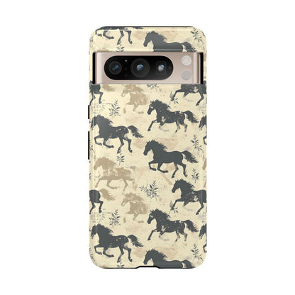 Taupe Horses Tough Case