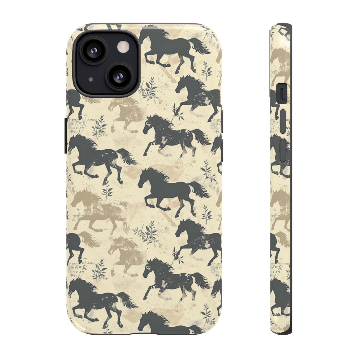 Taupe Horses Tough Case