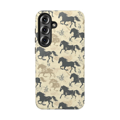 Taupe Horses Tough Case