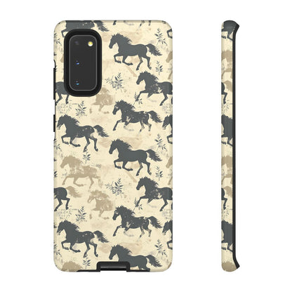 Taupe Horses Tough Case