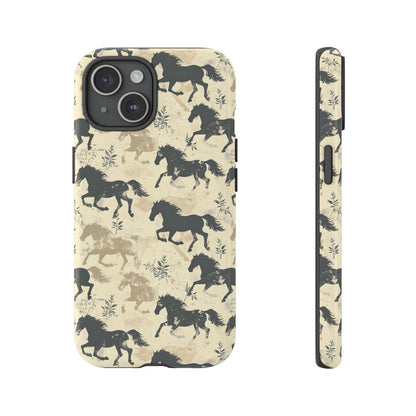 Taupe Horses Tough Case