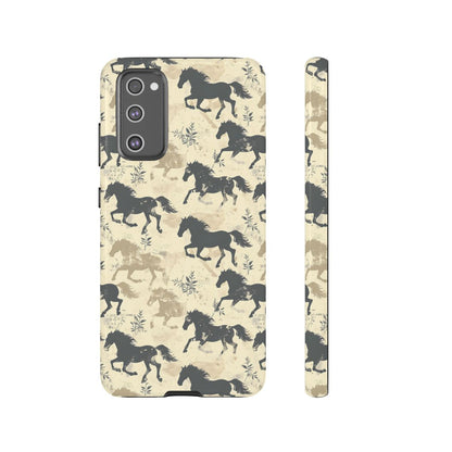 Taupe Horses Tough Case