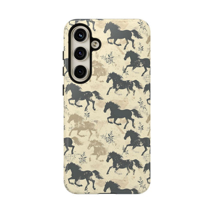 Taupe Horses Tough Case