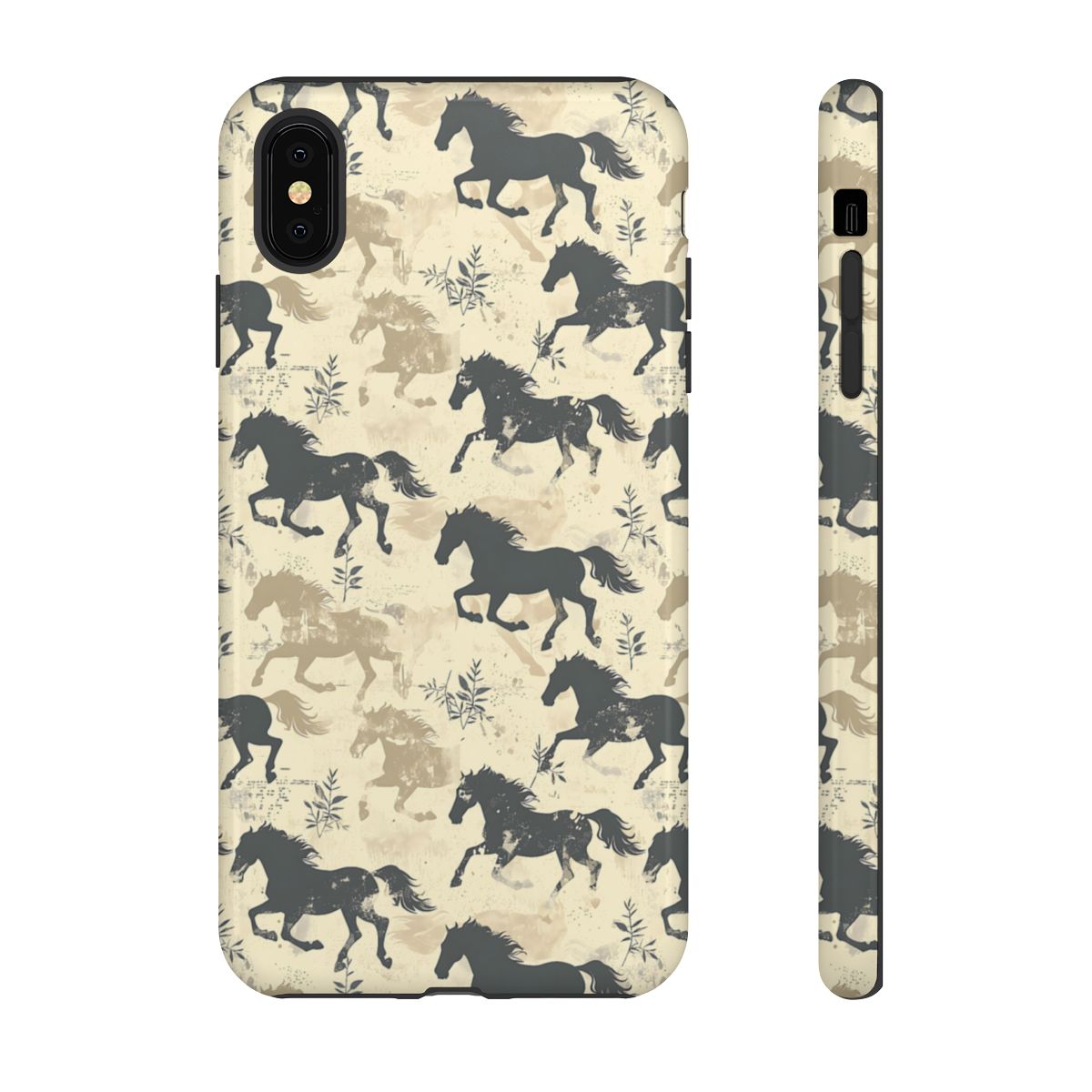 Taupe Horses Tough Case