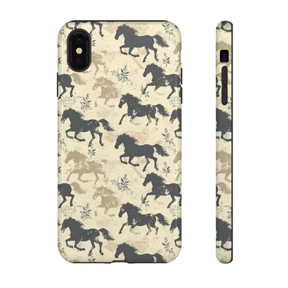 Taupe Horses Tough Case