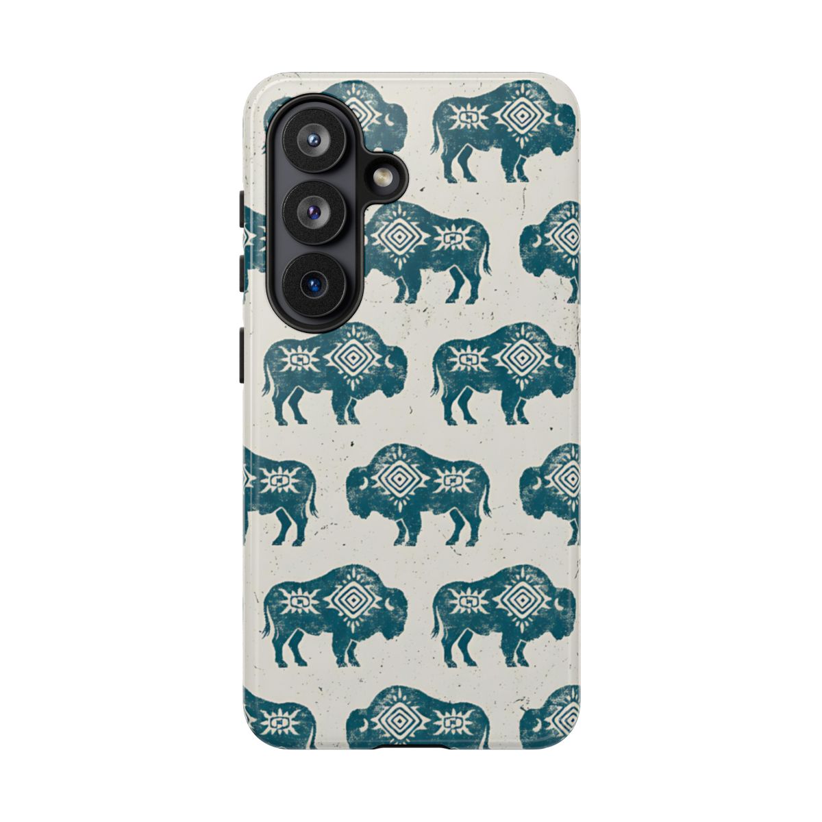 Teal Aztec Buffalo Tough Case
