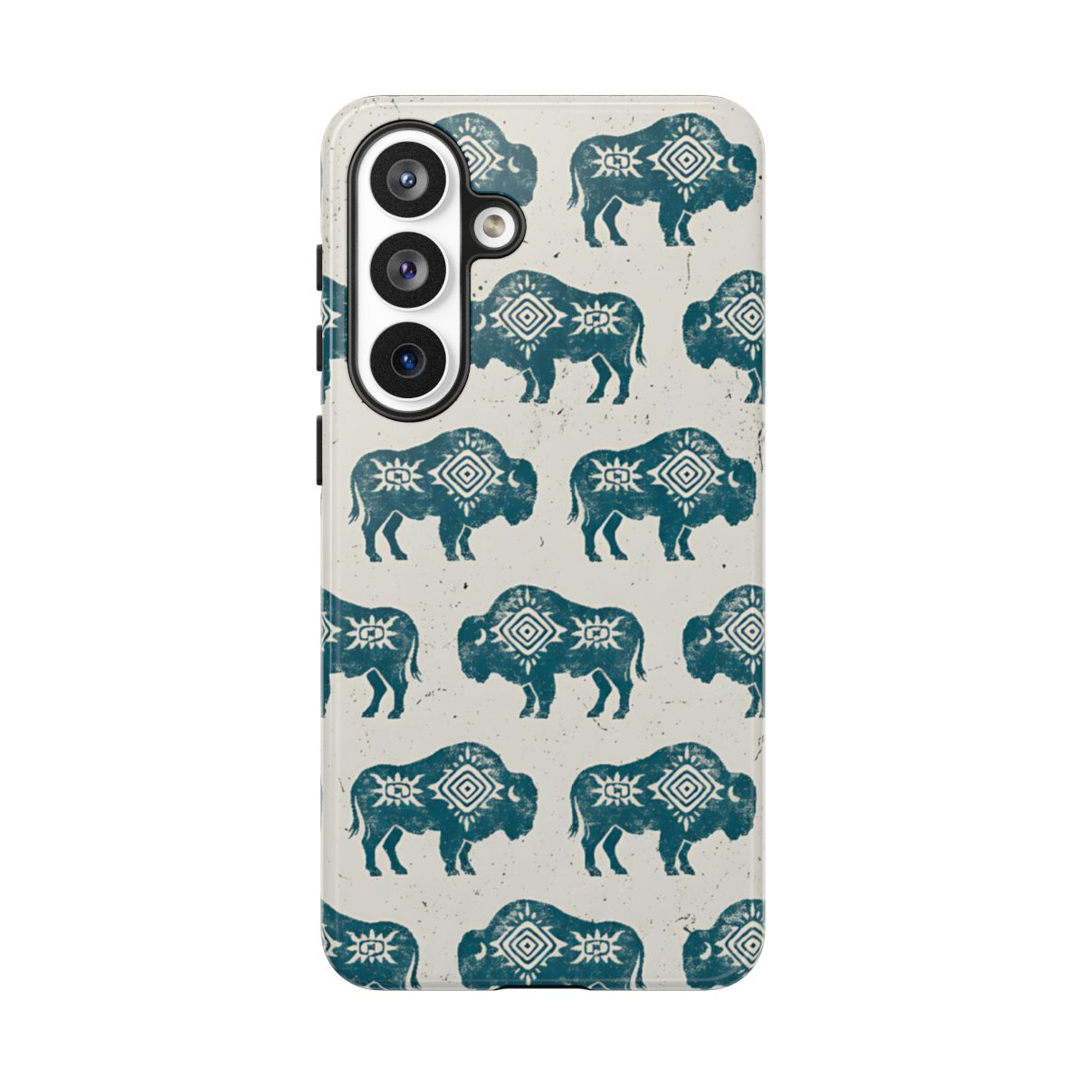 Teal Aztec Buffalo Tough Case