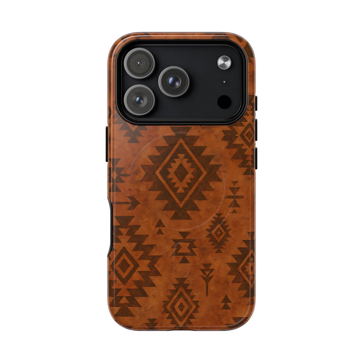 Terracotta Aztec Magnetic Case