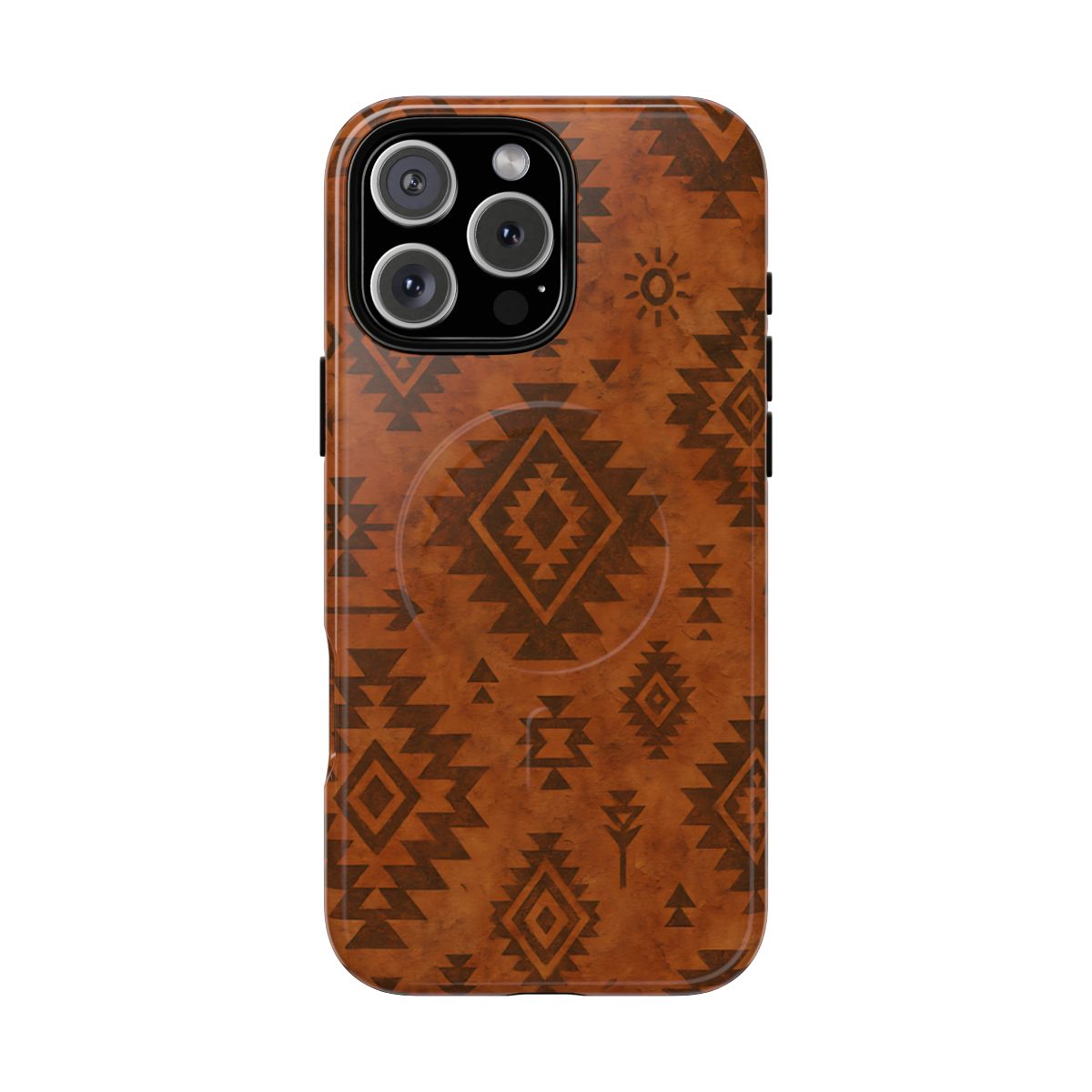 Terracotta Aztec Magnetic Case