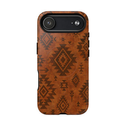 Terracotta Aztec Magnetic Case
