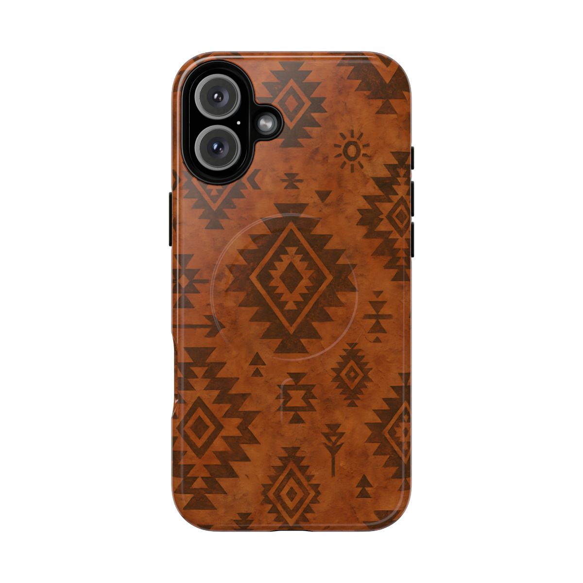 Terracotta Aztec Magnetic Case