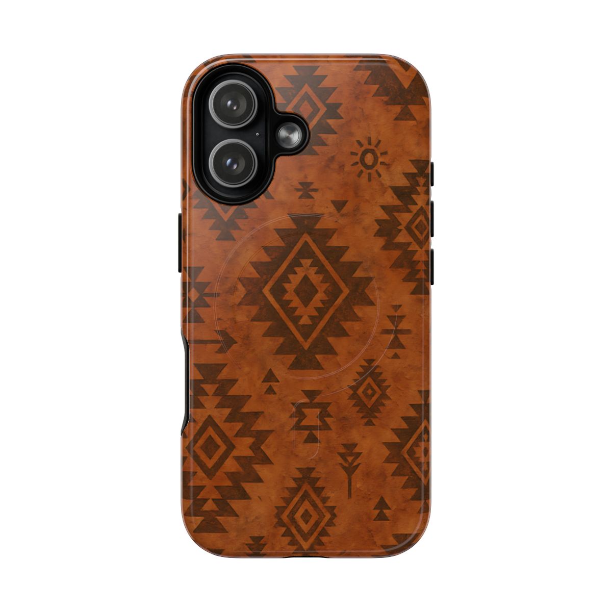 Terracotta Aztec Magnetic Case