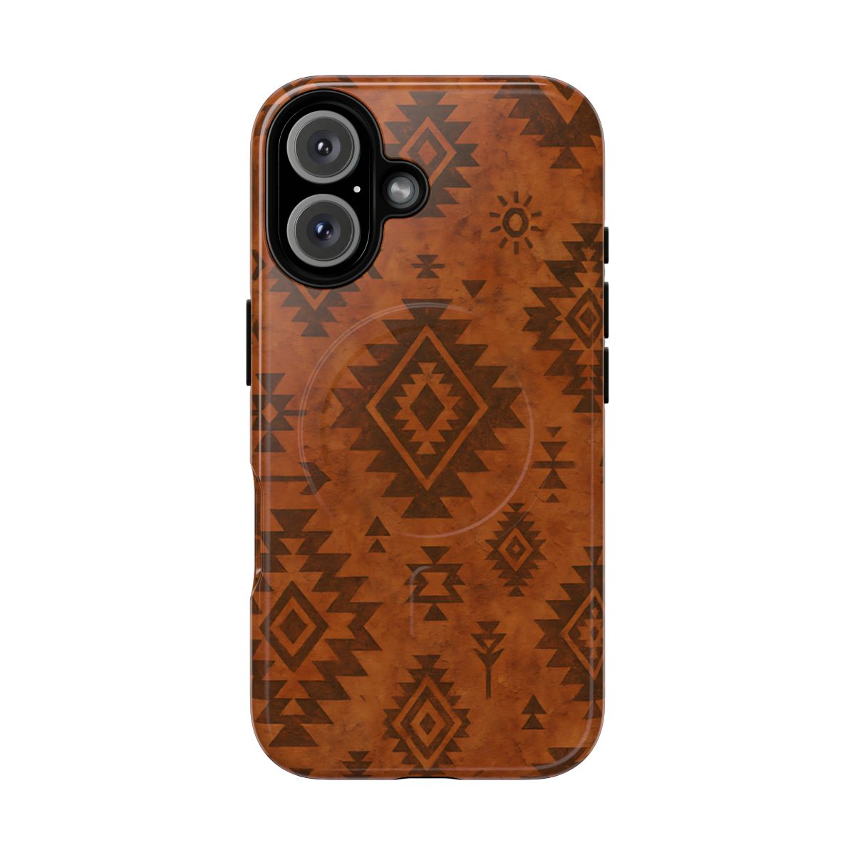 Terracotta Aztec Magnetic Case