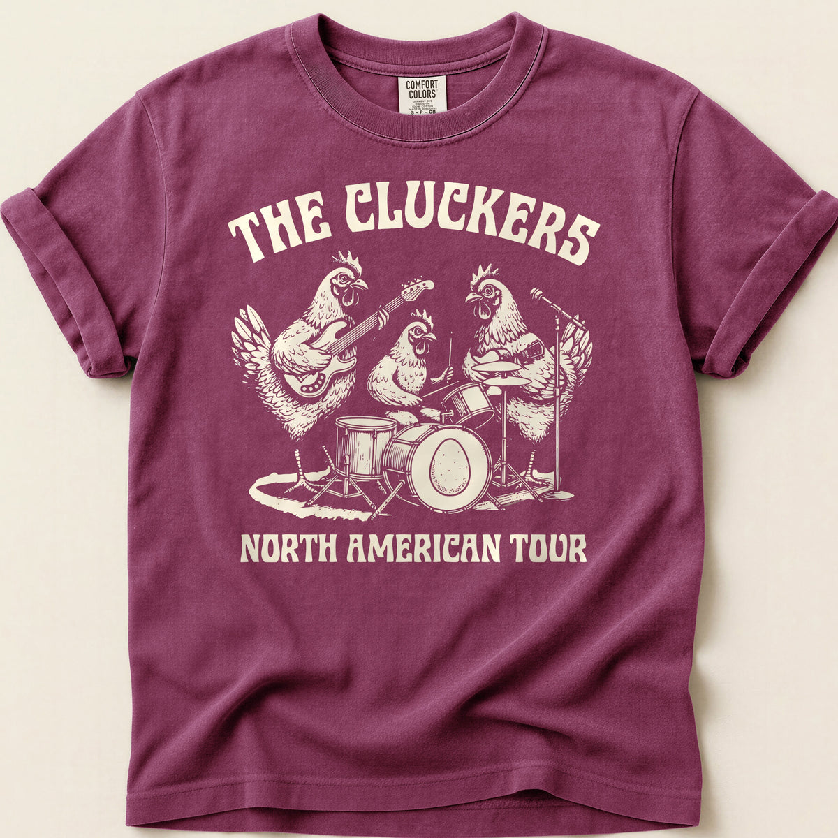 The Cluckers T-shirt on Berry
