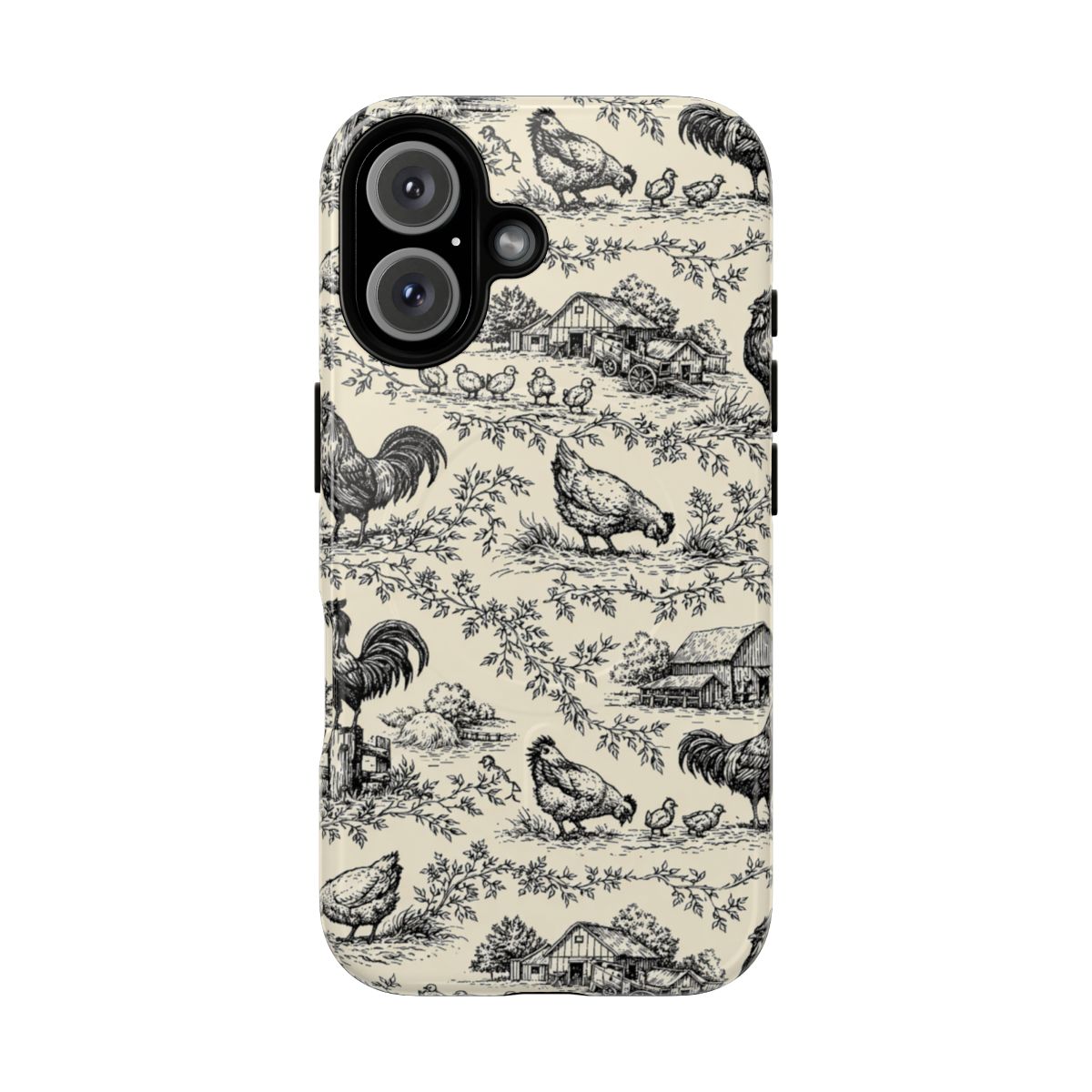 Toile Chickens Magnetic Case