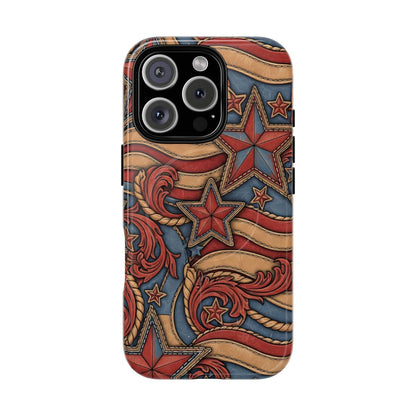 Faux Tooled Americana Magnetic Case