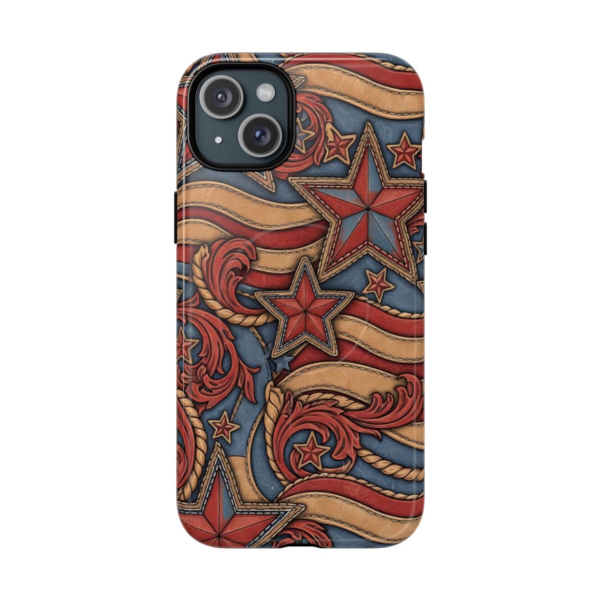 Faux Tooled Americana Magnetic Case