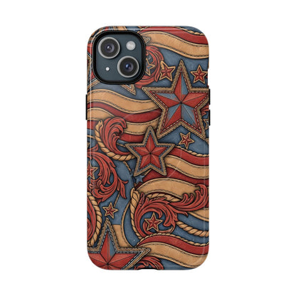 Faux Tooled Americana Magnetic Case