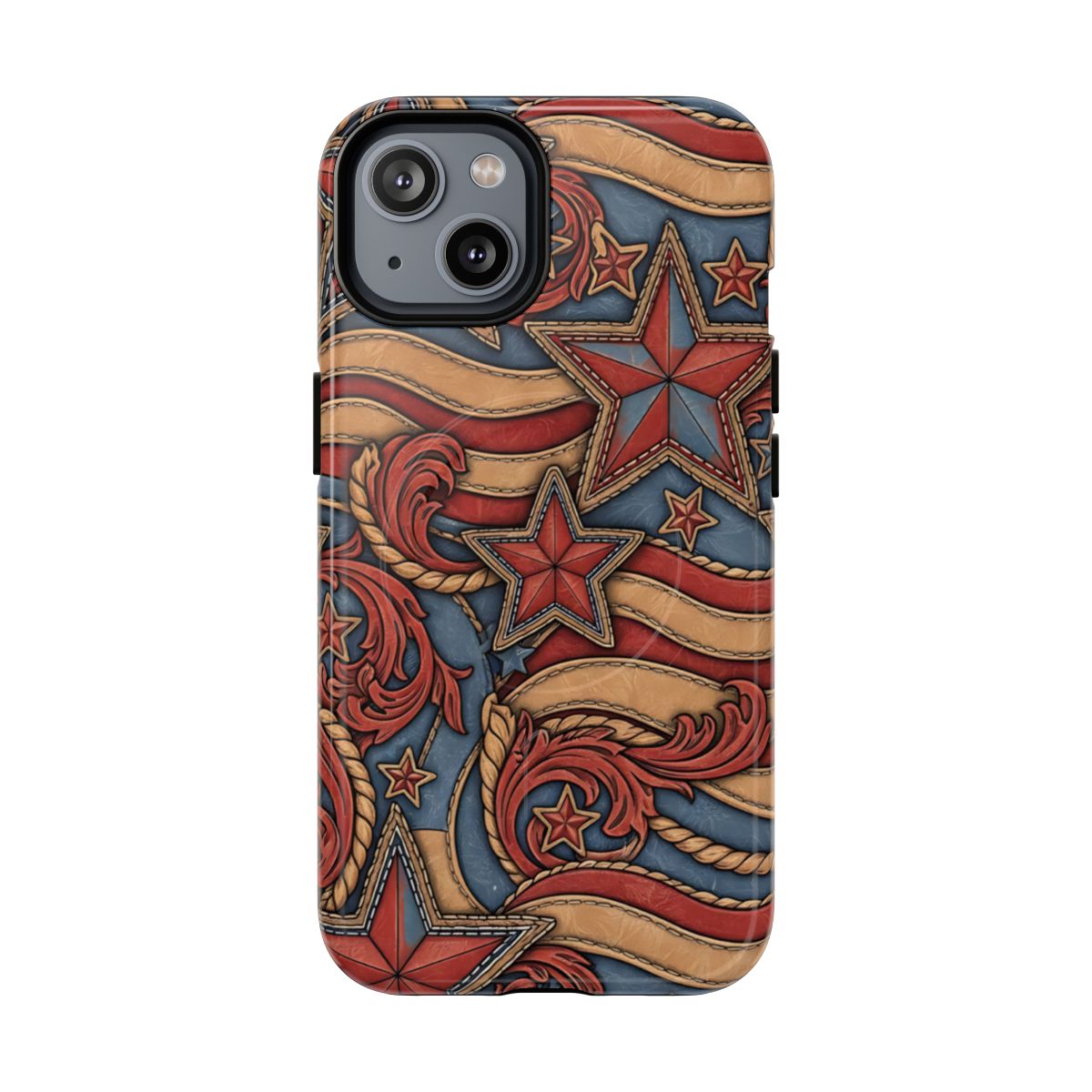 Faux Tooled Americana Magnetic Case