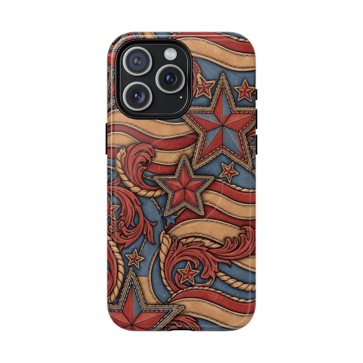 Faux Tooled Americana Magnetic Case