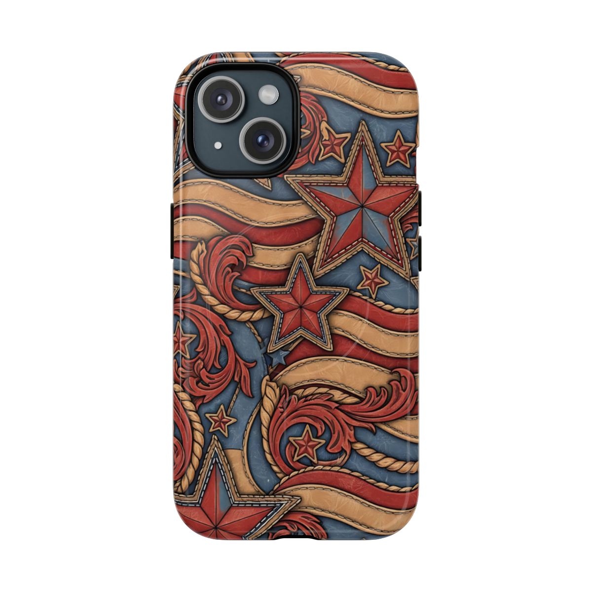 Faux Tooled Americana Magnetic Case