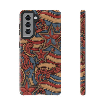 Faux Tooled Americana Tough Case
