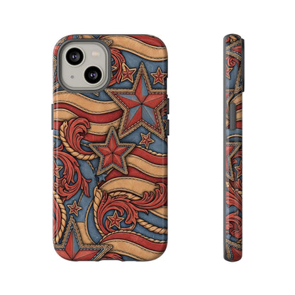 Faux Tooled Americana Tough Case