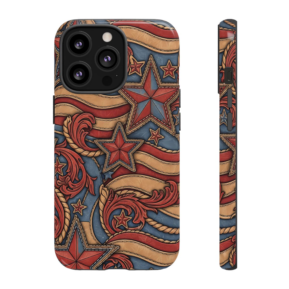 Faux Tooled Americana Tough Case