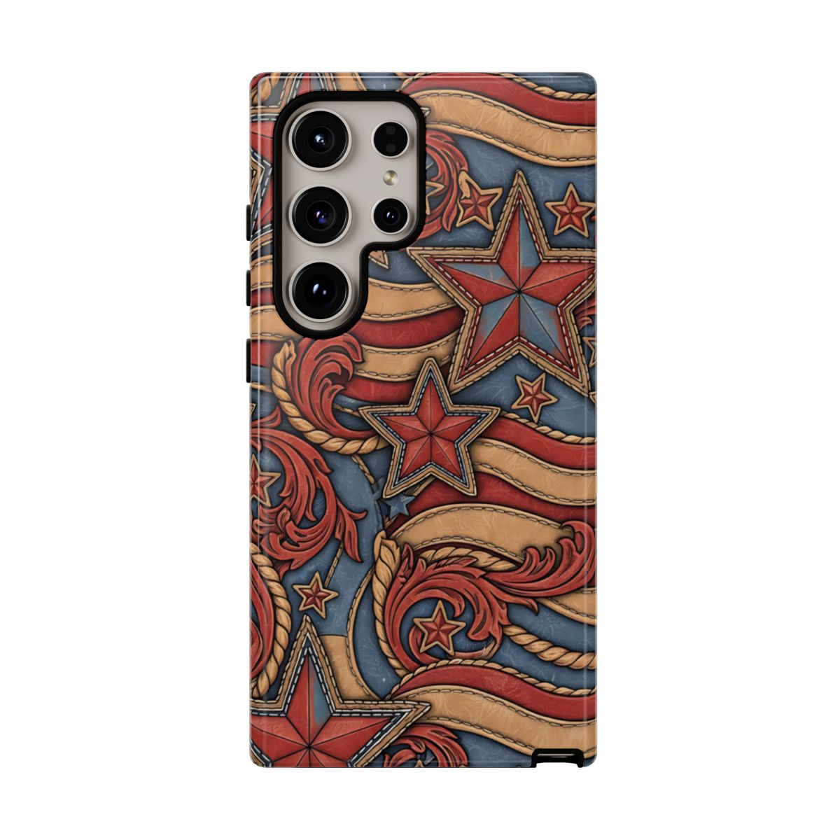 Faux Tooled Americana Tough Case
