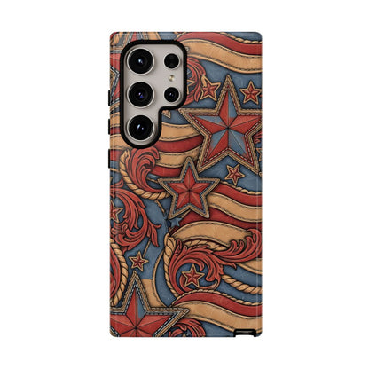Faux Tooled Americana Tough Case