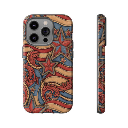 Faux Tooled Americana Tough Case