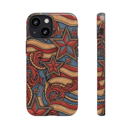 Faux Tooled Americana Tough Case