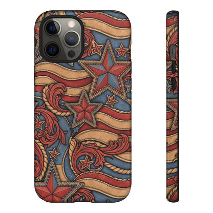 Faux Tooled Americana Tough Case