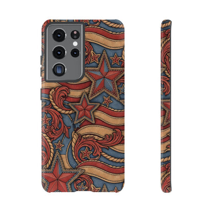 Faux Tooled Americana Tough Case