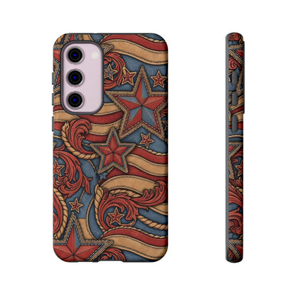 Faux Tooled Americana Tough Case