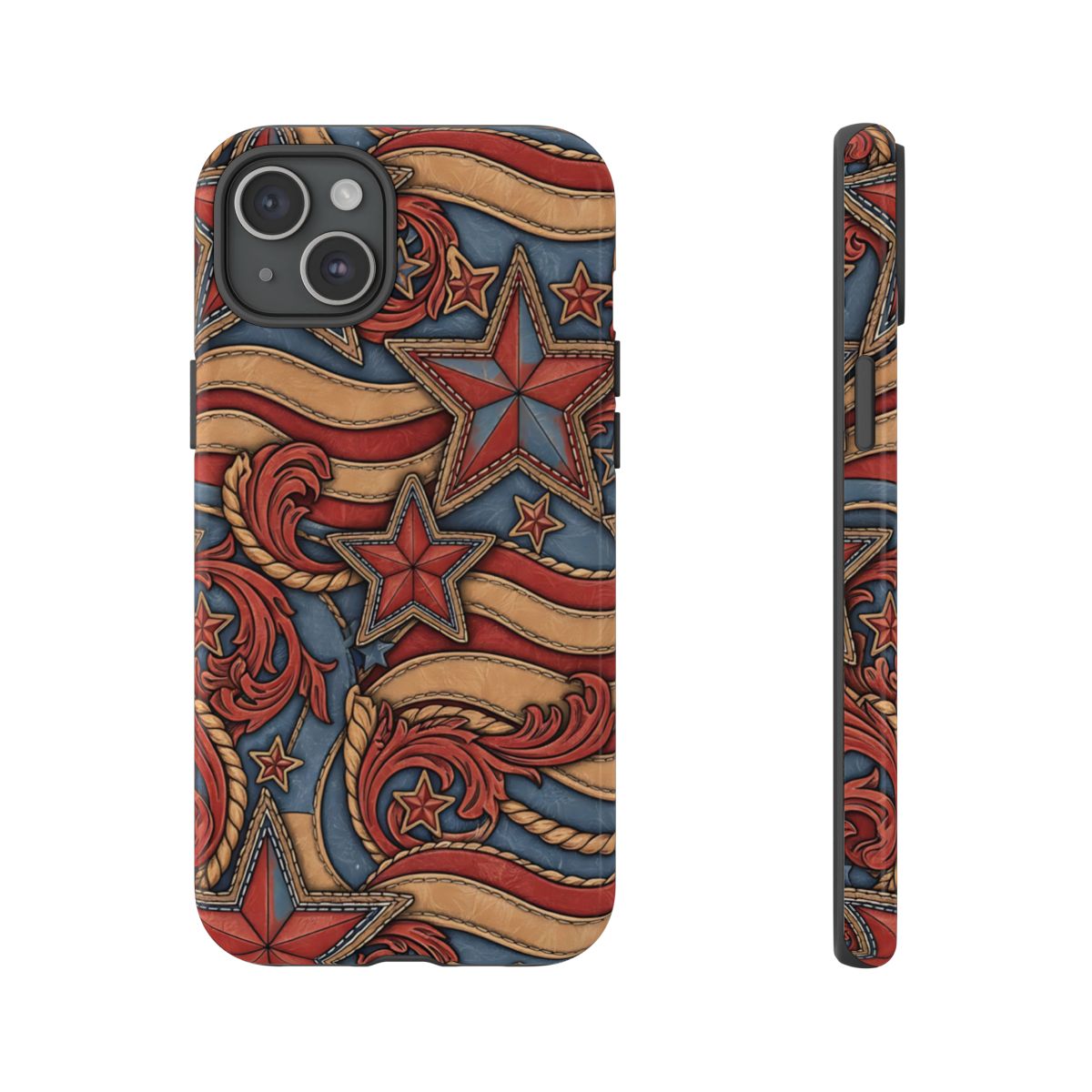 Faux Tooled Americana Tough Case