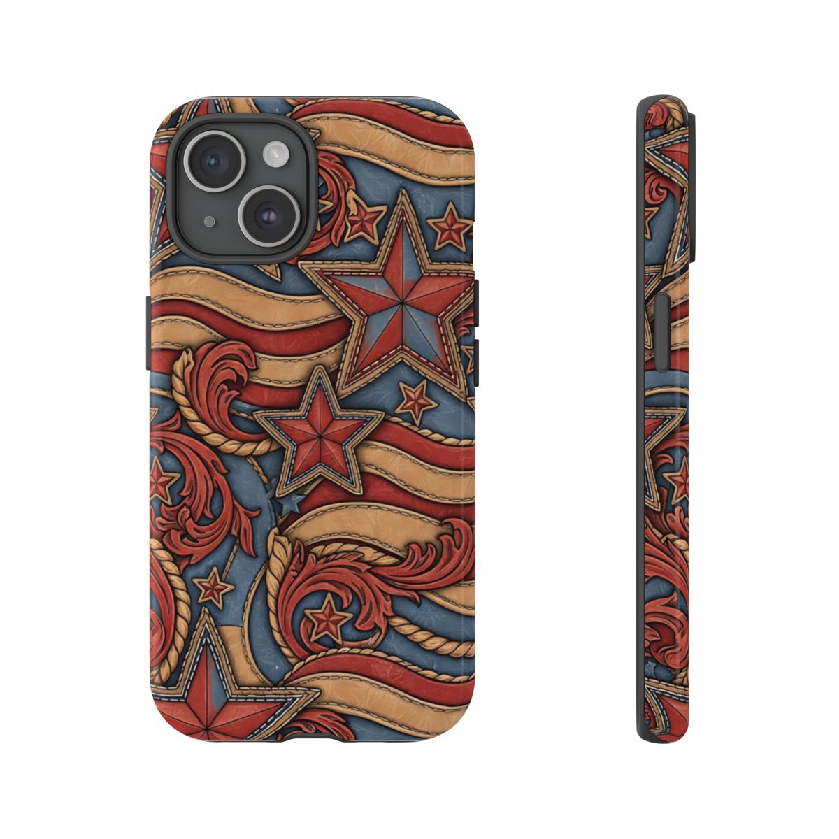 Faux Tooled Americana Tough Case