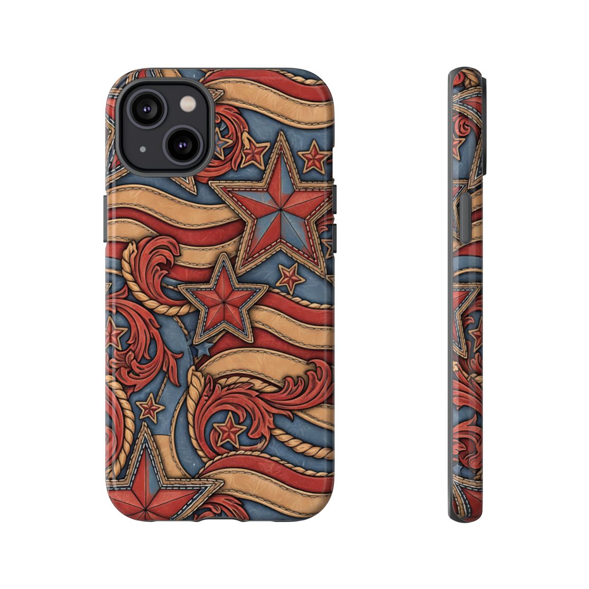 Faux Tooled Americana Tough Case