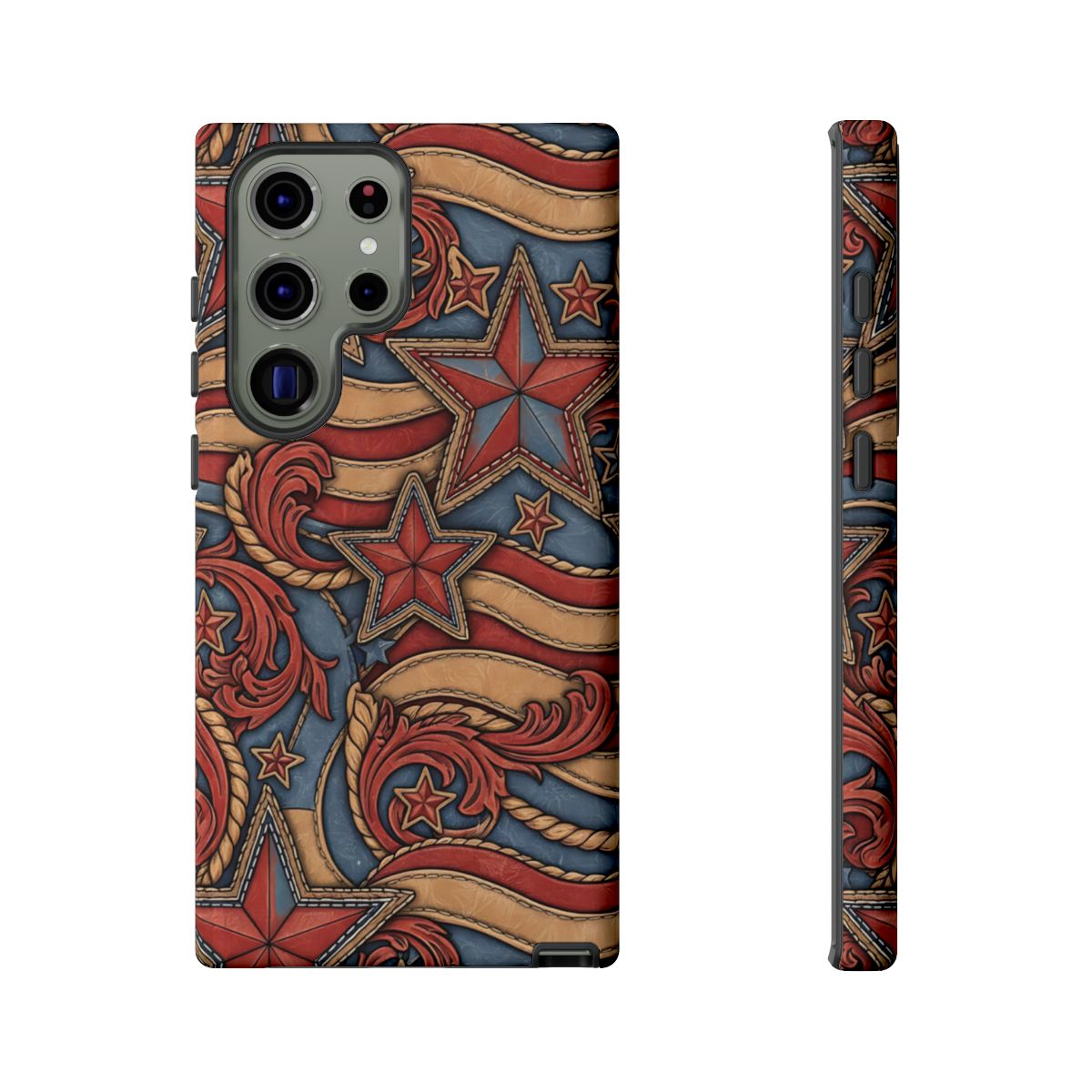 Faux Tooled Americana Tough Case