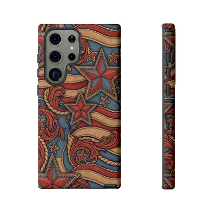Faux Tooled Americana Tough Case
