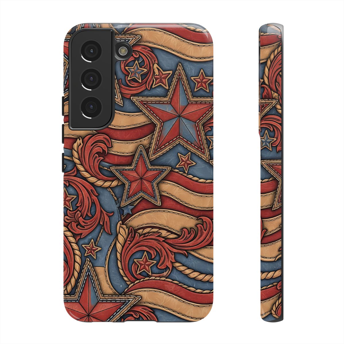 Faux Tooled Americana Tough Case