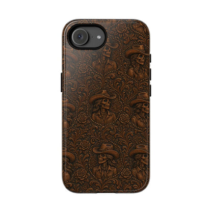 Tooled Skeleton Cowgirl Tough Case - iPhone 17e