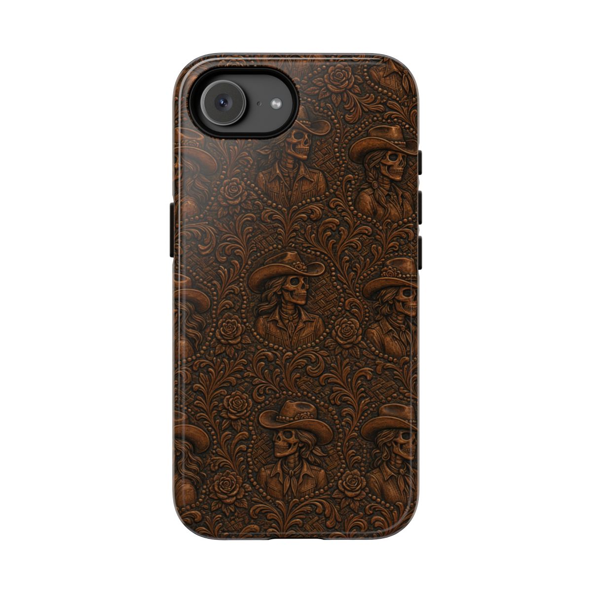 Tooled Skeleton Cowgirl Tough Case - iPhone 16e