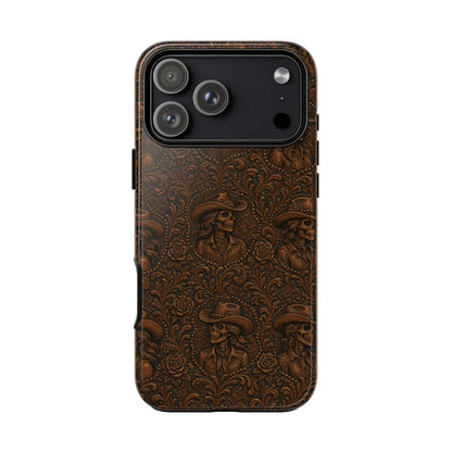 Tooled Skeleton Cowgirl Tough Case - iPhone 18 Pro Max
