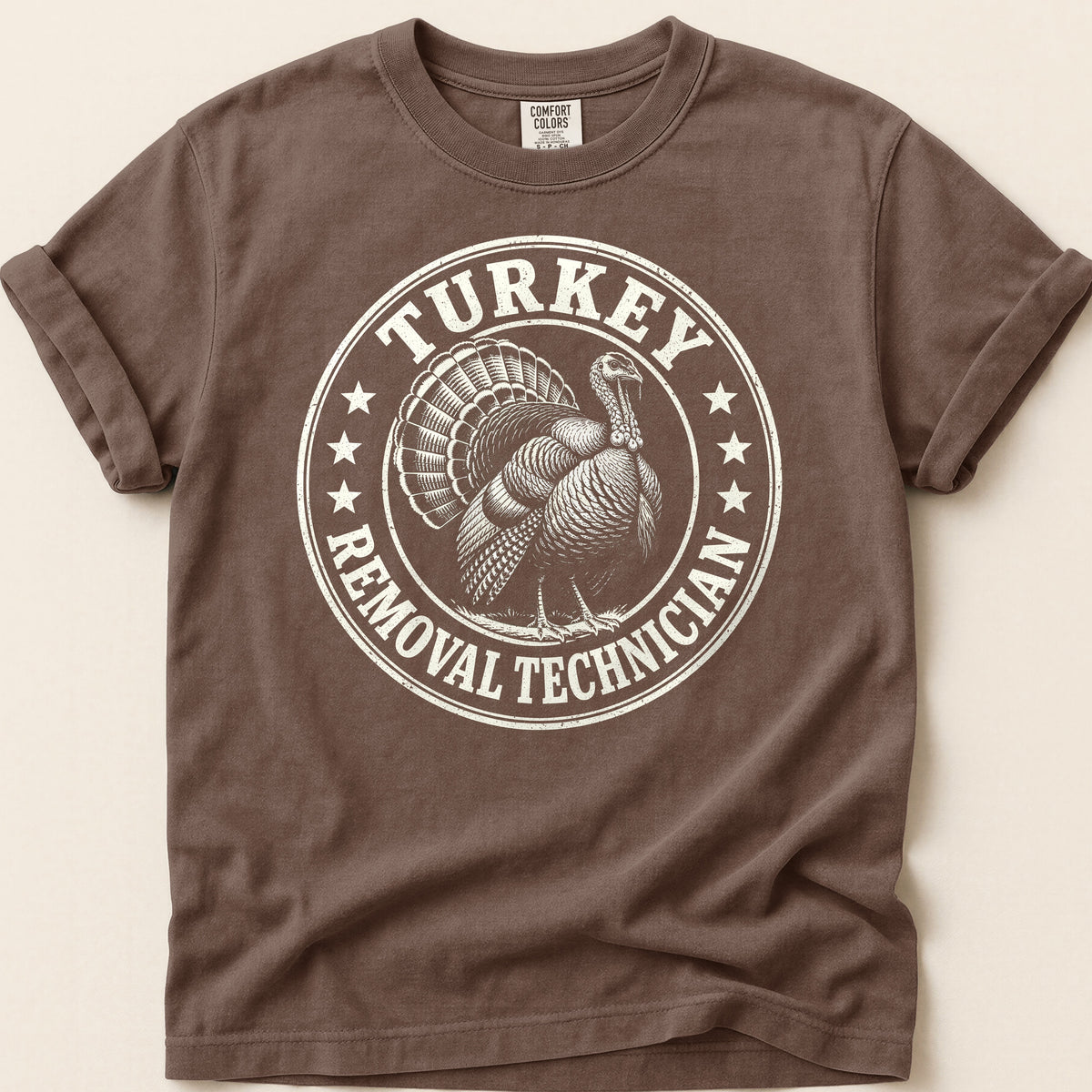 Turkey Removal T-shirt on Espresso