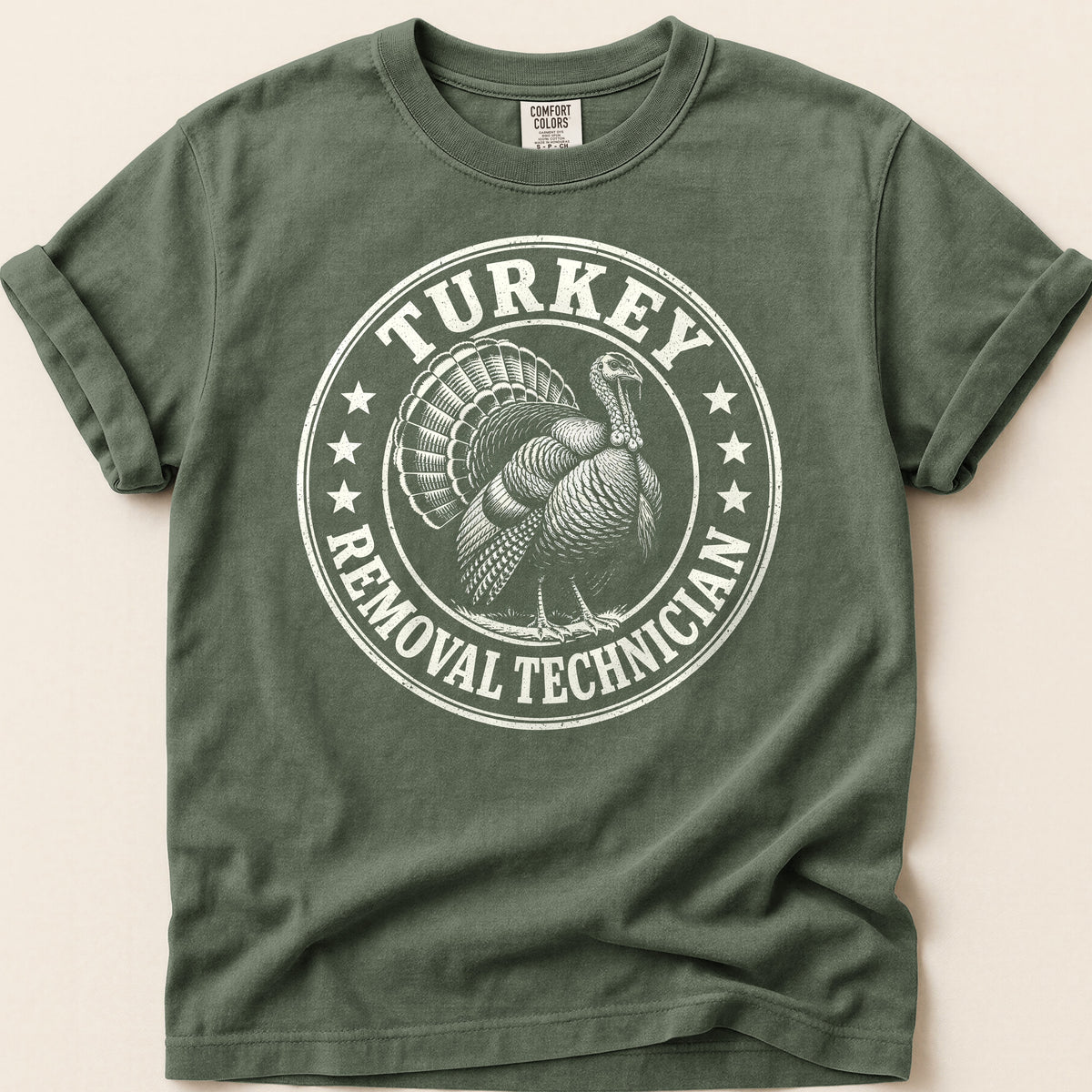 Turkey Removal T-shirt on Moss